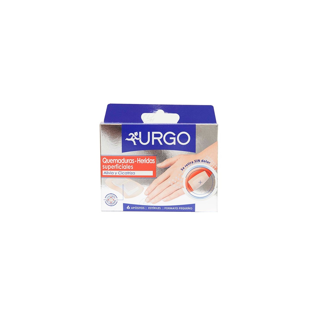 URGO QUEMADURA HIDROCOLOIDE 6 U