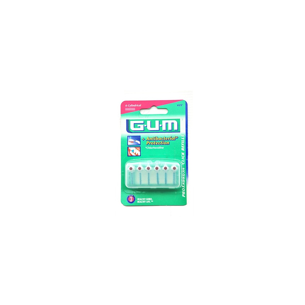 CEPILLO INTERDENTAL RECAMBIO 14 CILINDRICO 6 U