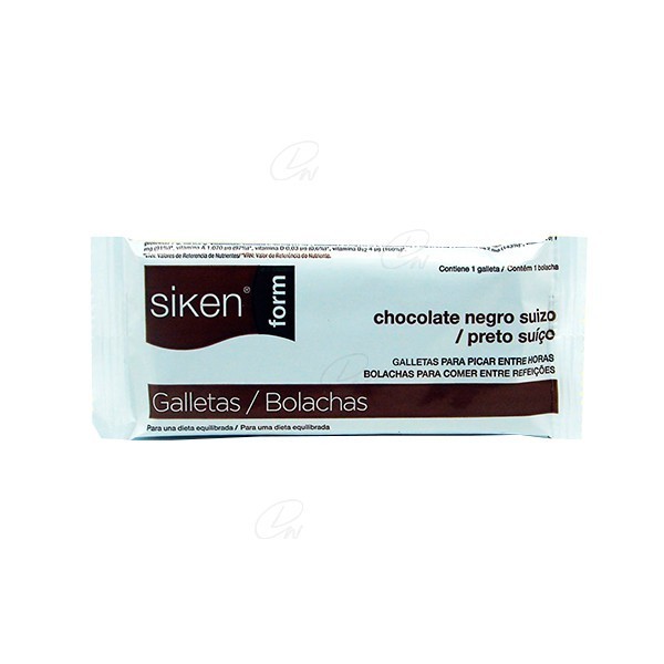 SIKEN FORM GALLETA CHOCOLATE NEGRO 25 G 1 GALLETA
