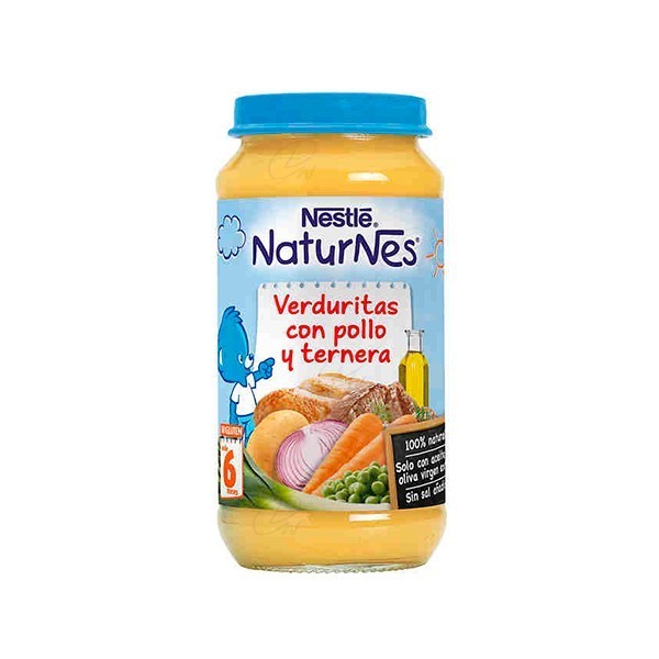 NESTLE PURE DE VERDURAS CON POLLO Y TERNERA 250 G