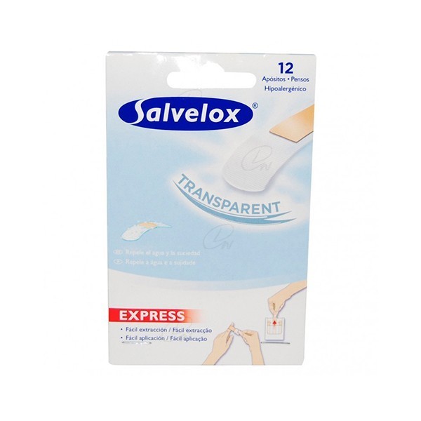 SALVELOX PLAST TRANSP 12 U