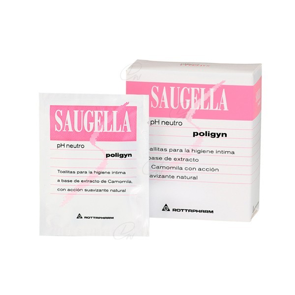 SAUGELLA POLIGYN TOALLITAS LIMPIADORAS 10 TOALLITAS