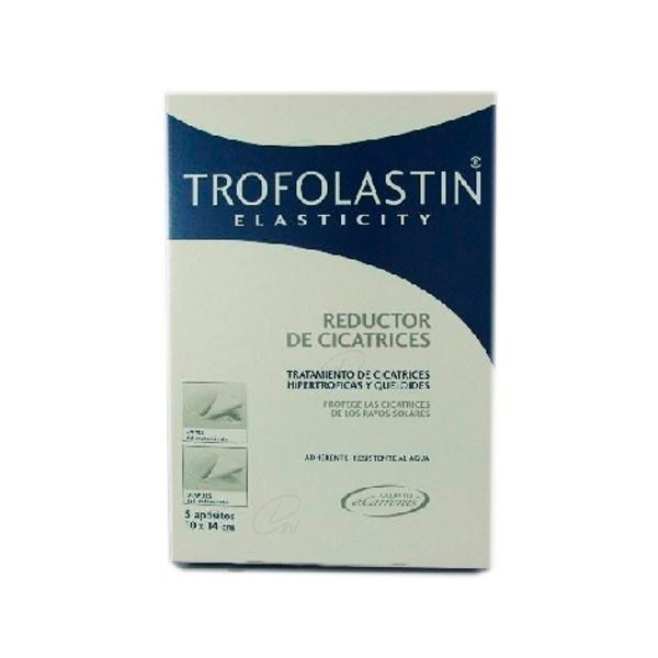TROFOLASTIN REDUCTOR DE CICATRICES 10 X 14 CM 5 U