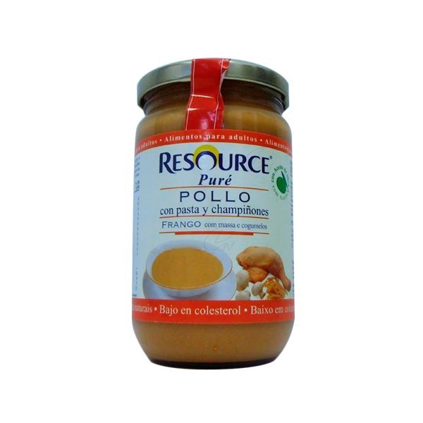 RESOURCE PURE 300 G POLLO PASTA Y CHAMPIÑONES