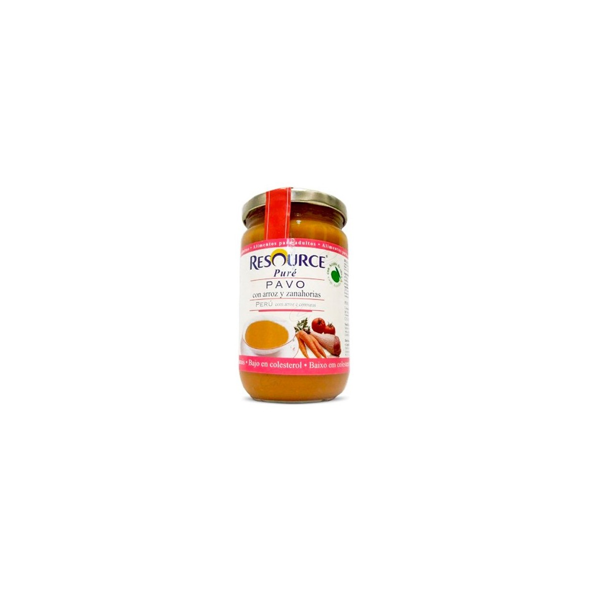 RESOURCE PURE 300 G PAVO CON ARROZ Y ZANAHORIAS