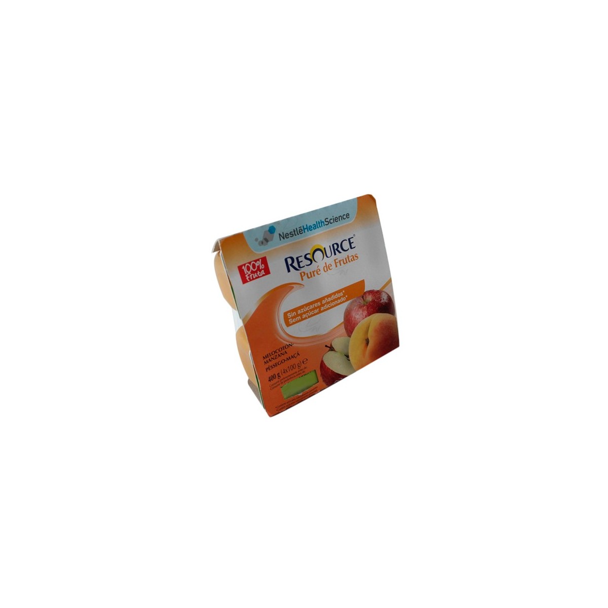 RESOURCE PURE DE FRUTAS 100 G 4 TARRINAS...