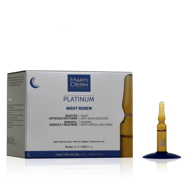 Martiderm  Platinum Night Renew 30 Ampollas