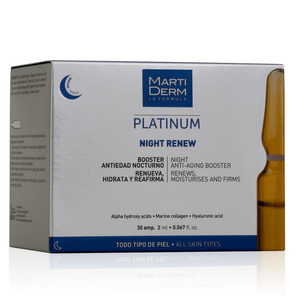 Martiderm  Platinum Night Renew 30 Ampollas