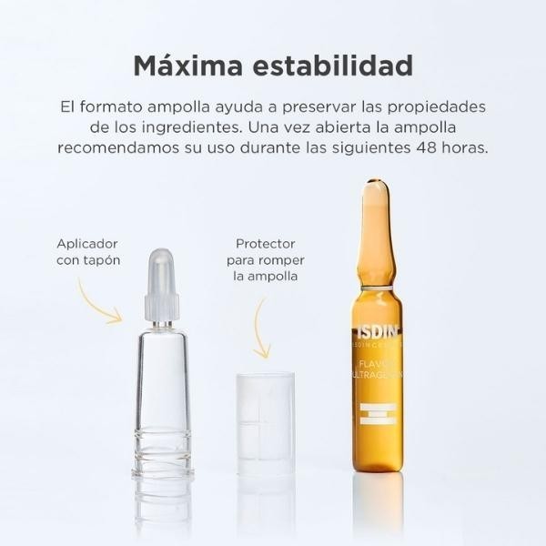 Isdinceutics Flavo C Ultraglican 30 Ampollas 2 ml