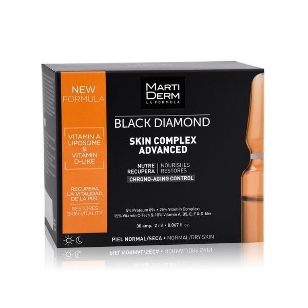 Martiderm Pack Black Diamond Skin Complex 30 ampollas