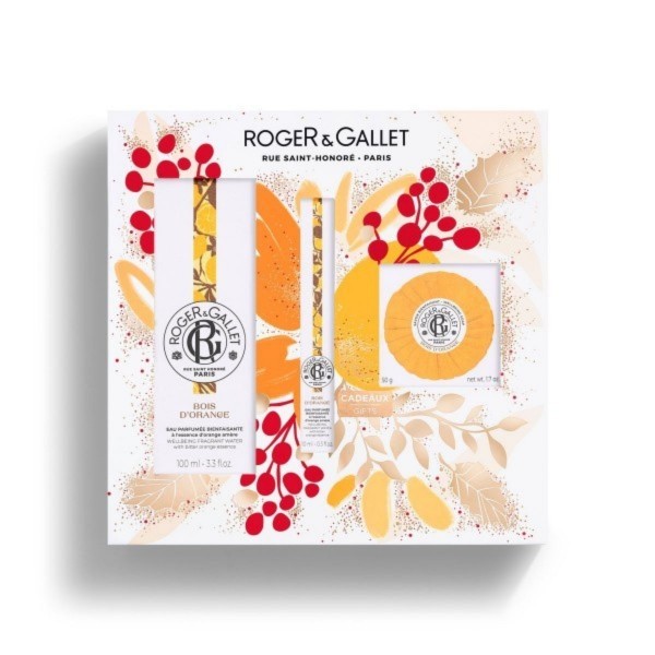 Cofre de Navidad Roger  Gallet Agua perfumada Bois dOrange 100ml